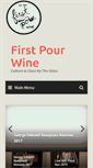 Mobile Screenshot of firstpourwine.com